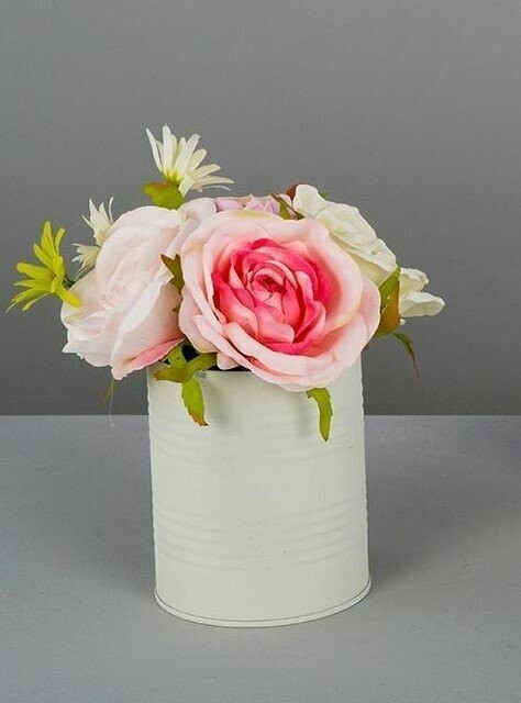 JARDINERA CON FLORES