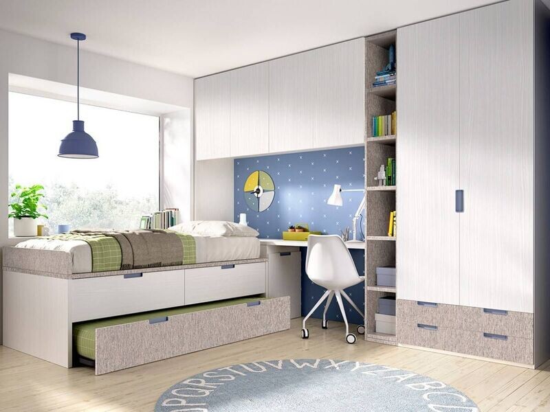 DORMITORIO JUVENIL COMPACTO