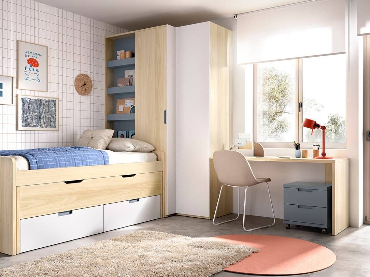 DORMITORIO JUVENIL COMPACTO
