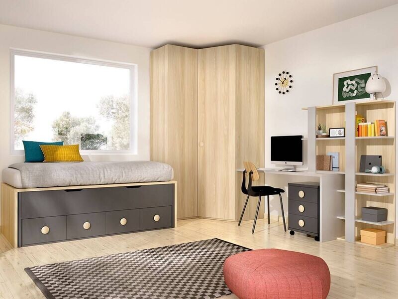 DORMITORIO JUVENIL COMPACTO