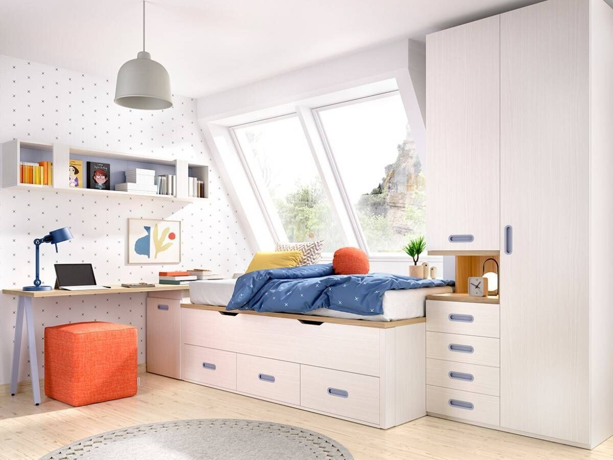 DORMITORIO JUVENIL COMPACTO