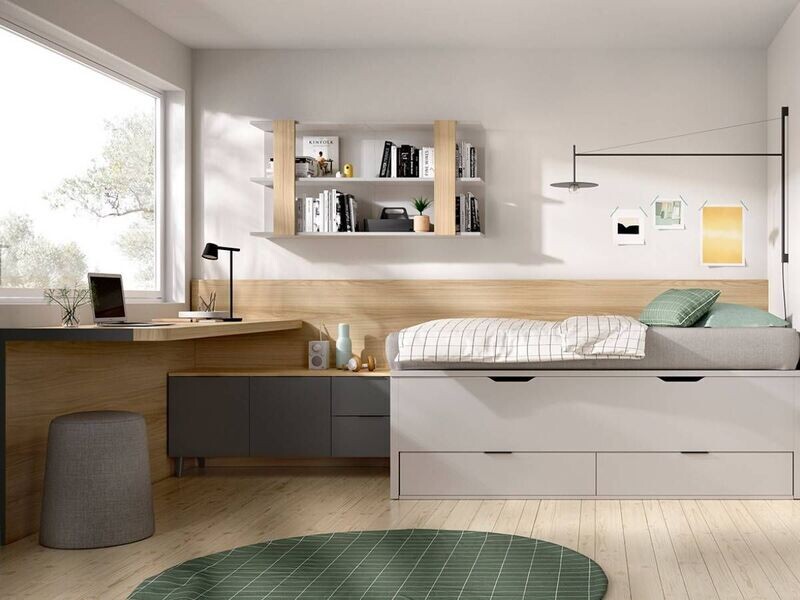 DORMITORIO JUVENIL COMPACTO