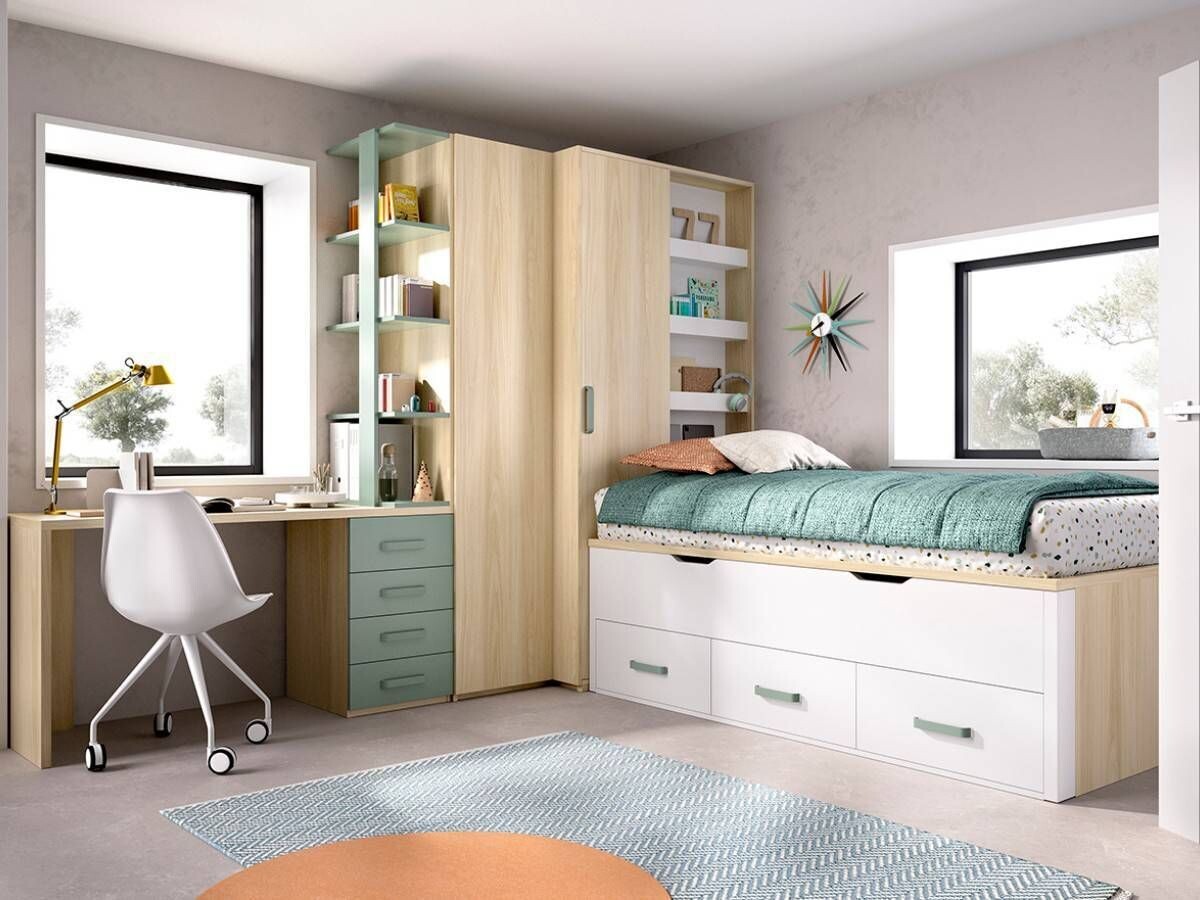 DORMITORIO JUVENIL COMPACTO