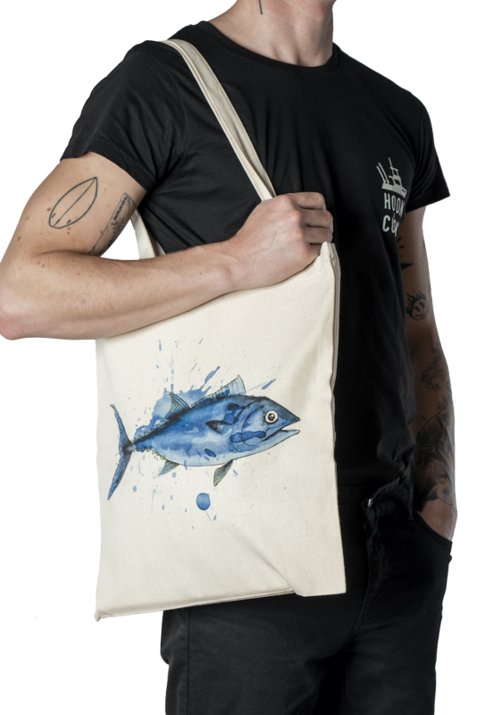 Canvas Bag Hook and Cook Tuna