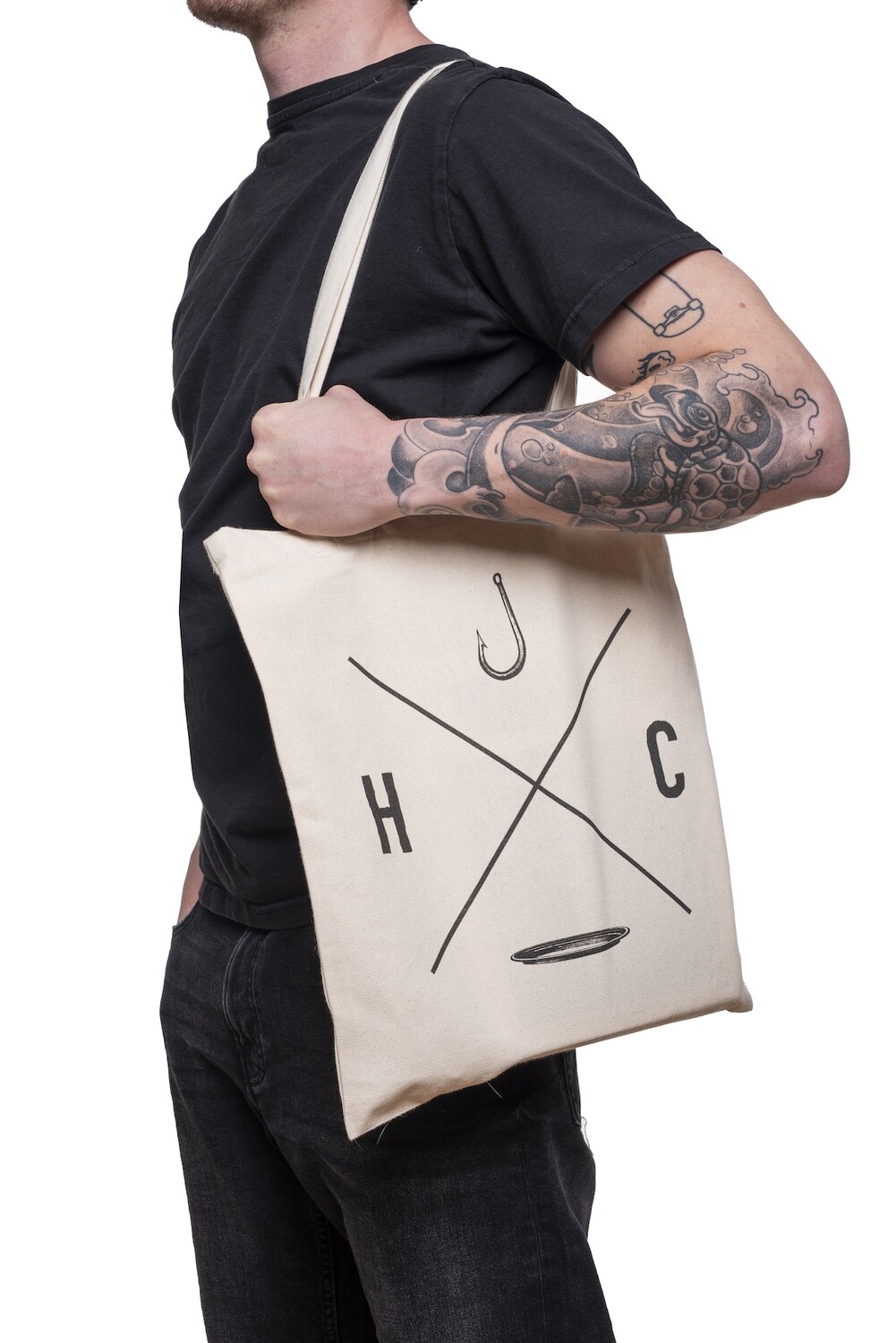 Canvas Bag Hook&Cook X Logo