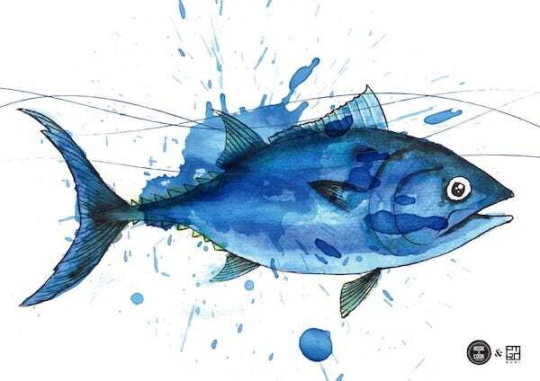 Tuna Art Print