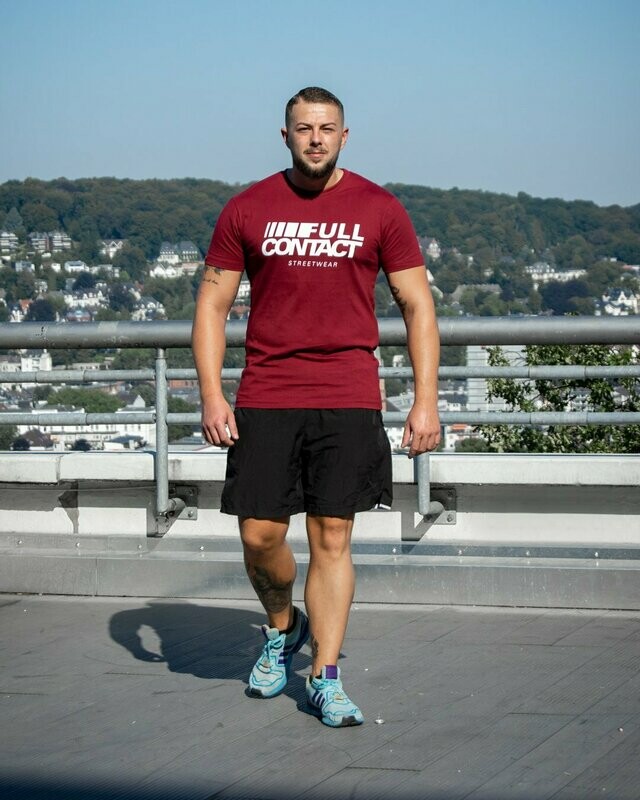 T-Shirt "Logo" - BORDEAUX