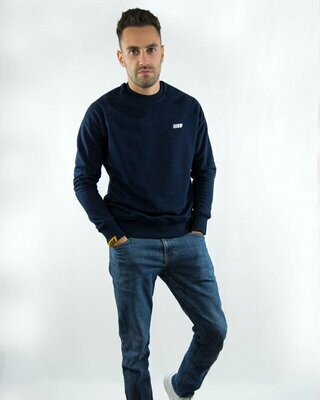 Crewneck Sweater "Application" Navy