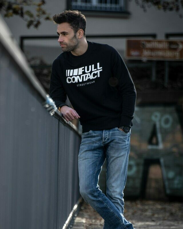 Crewneck Sweater "Logo" Black