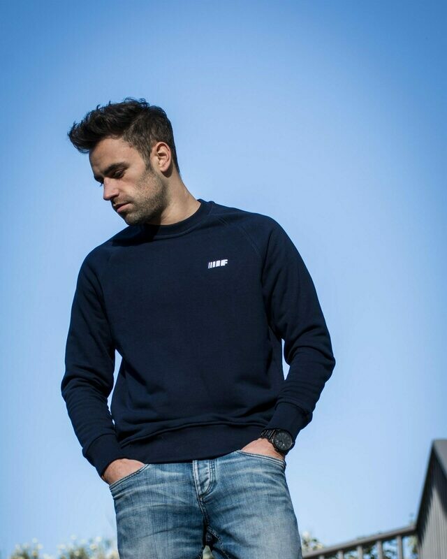 Crewneck Sweater Crewneck Sweater "Application" Navy