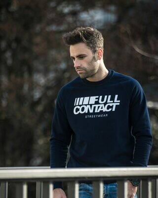 Crewneck Sweater "Logo" Navy