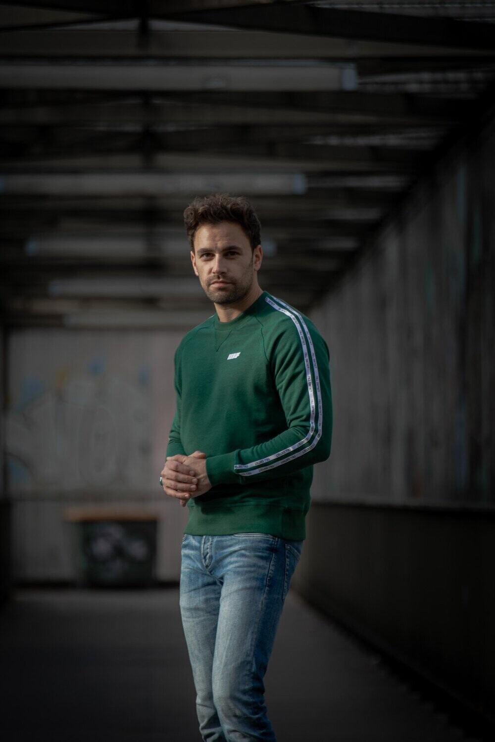 Sweater "Taping" Green