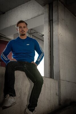Sweater Sweater "Taping" Blue
