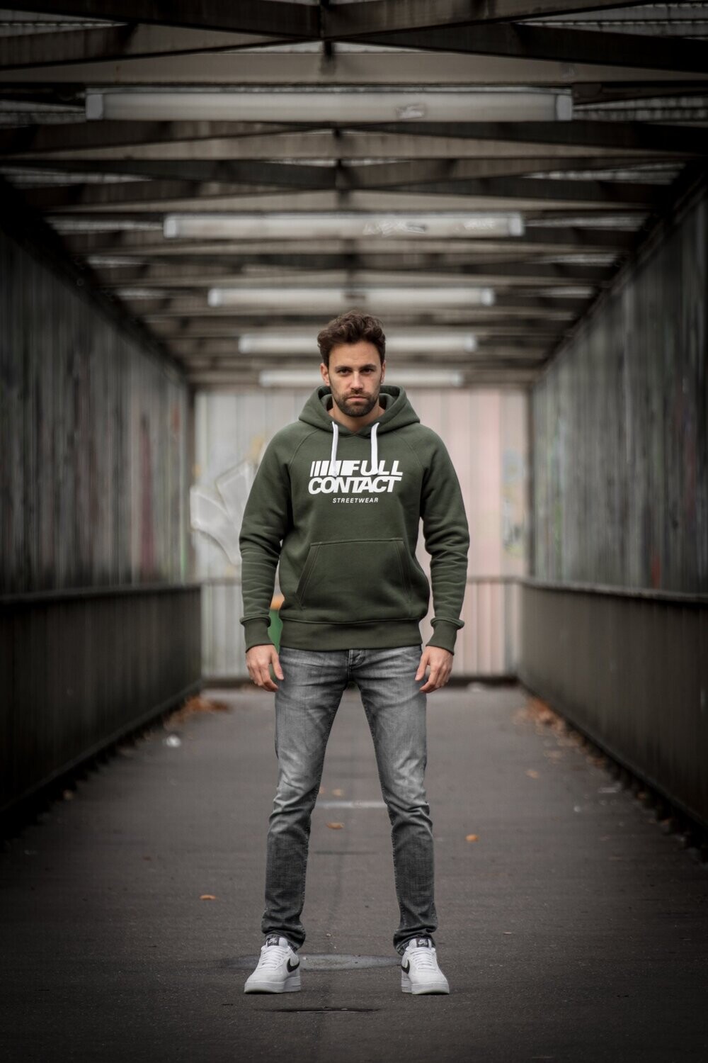 Hoodie "Logo" Olive
