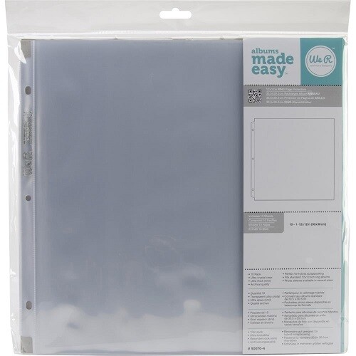 We R Memory Keepers - 12 x 12 Page Protectors 10 Pack
