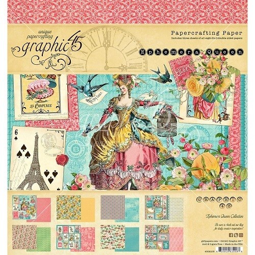 Graphic 45 - Ephemera Queen - 12 x 12 Collection Pack - G4502104
