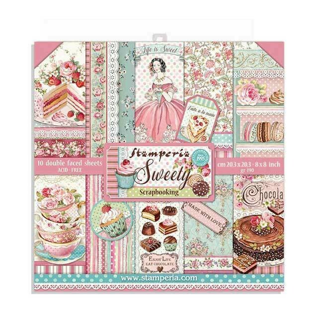 Stamperia - Sweety Collection - 8" x 8" Scrap Pad