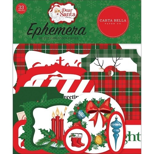 Carta Bella - Dear Santa - Ephemera Pack 1