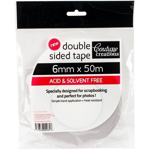 Couture Creations Ultra Thin Double Sided Tape 6mm x 50m