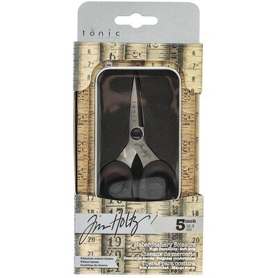 Tonic Studios &amp; Tim Holtz - Haberdashery Scissors - Soft Grip - 5&quot; - 2342E