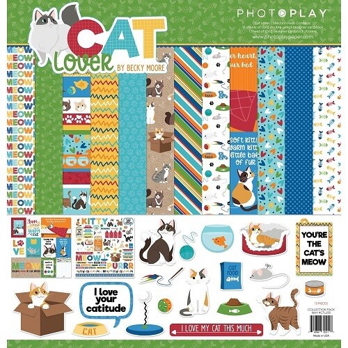 Photoplay - Cat Lover Collection -12 x 12 Pack