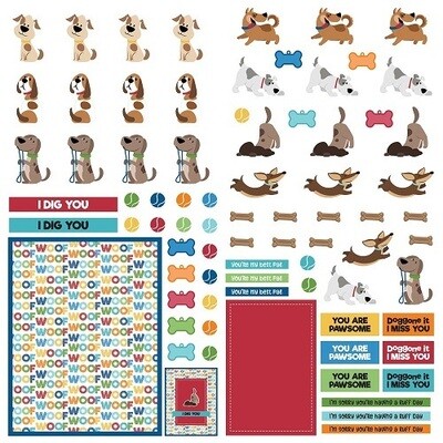 Photoplay - Dog Lover Collection - Die Cut Sheet - 12 x 12