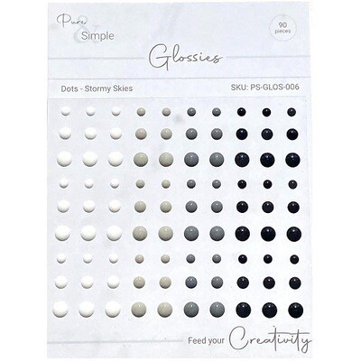 Pure & Simple - Glossies - Dots - Storm