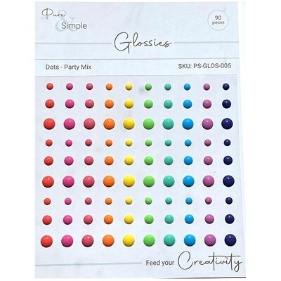 Pure & Simple - Glossies - Dots - Party Mix