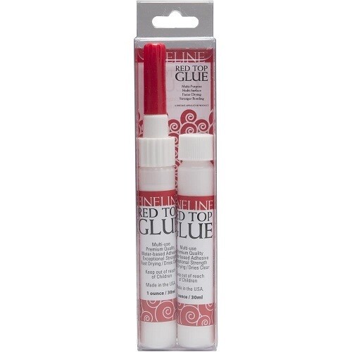 Fineline - Red Top Glue &amp; Dispenser - 2 pce