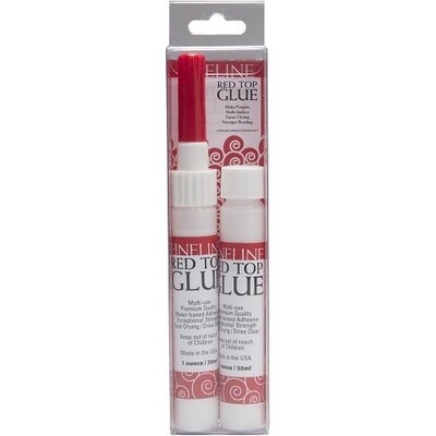 Fineline - Red Top Glue & Dispenser - 2 pce
