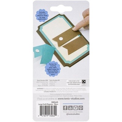 Tonic Studios - Craft Magnets - 10mm (3/8" x 1/32") 10 pairs - 3061E
