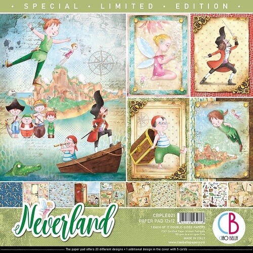 Ciao Bella Paper Company - Neverland Paper Pad - 12 x 12 Limited Edition