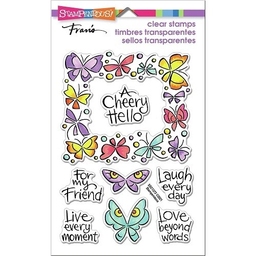 Stampendous - Winged Frame - Perfectly Clear Stamps - SSC1372