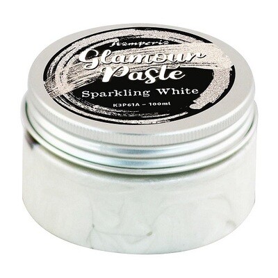 Stamperia - Glamour Paste - Sparkling White - 100ml