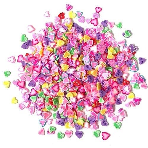 Buttons Galore & More - Sprinkletz - Candy Hearts - 12grams