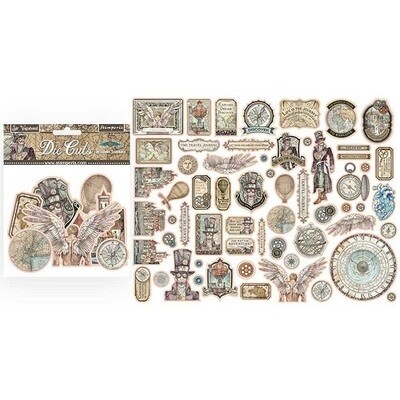 Stamperia - Sir Vagabond Collection -  Die Cuts - DFLDC25 - 60 pcs