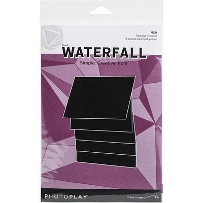 Photoplay Makers Series - Waterfall Set  - 4" x 6" - 
 Black - PPP2163