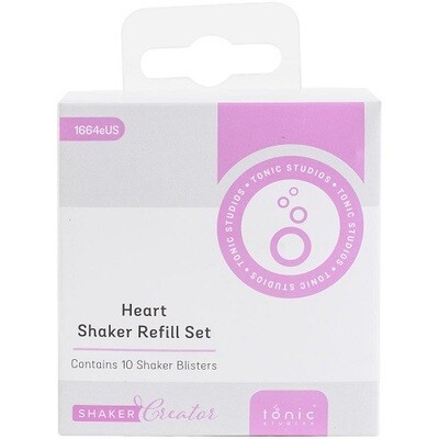 Tonic Studios -  Shaker Refills - Heart - SSDS 1664E -10 Pack