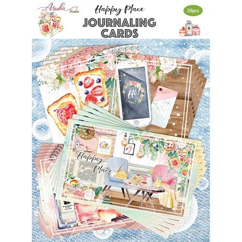 Asuka Studio - Happy Place - Journaling cards   - 20 pcs