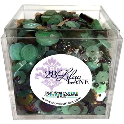 Buttons Galore & More - Lilac Lane - Minty - Shaker Mixes   65grams