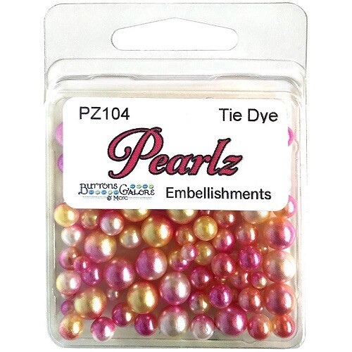 Buttons Galore & More - Pearlz - Tie Dye