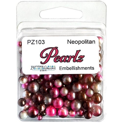 Buttons Galore & More - Pearlz - Neopolitan