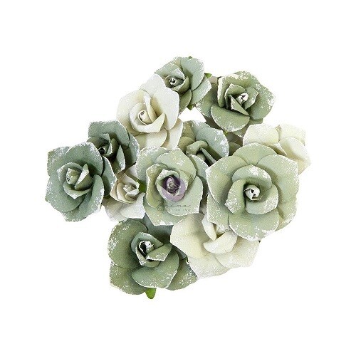 Prima Marketing - Mulberry Paper Flowers - Diamond Collection - Courage - 653200 - 12 pcs