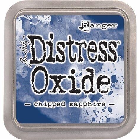 Tim Holtz - Ranger - Distress Oxide - Blue Colour Group - Chipped Sapphire - TDO55884