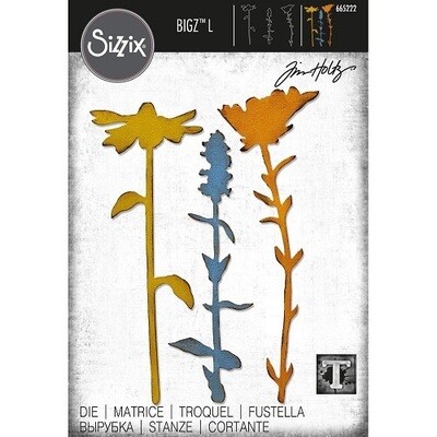 Sizzix - Bigz L Die - Large Stems #2 - By Tim Holtz - 665222