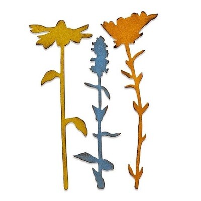 Sizzix - Bigz L Die - Large Stems #2 - By Tim Holtz - 665222
