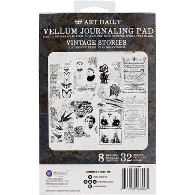 Finnabair - Art Daily Vellum Journalling Pad - Vintage Stories - 968441