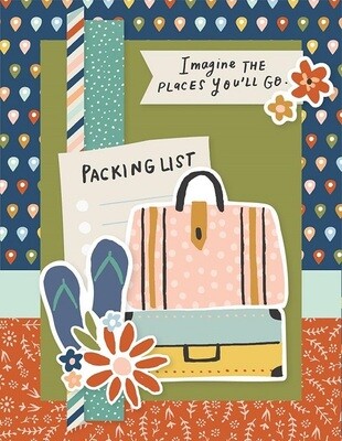 Simple Stories - Simple Card Kit - Safe Travels Collection - Wish You Were Here - 8 Cards