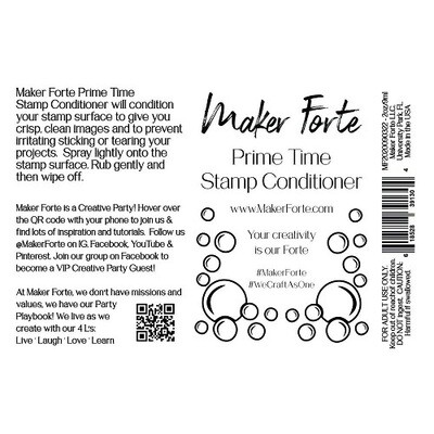 Maker Forte - Prime Time Stamp Conditioner Spray - 2oz