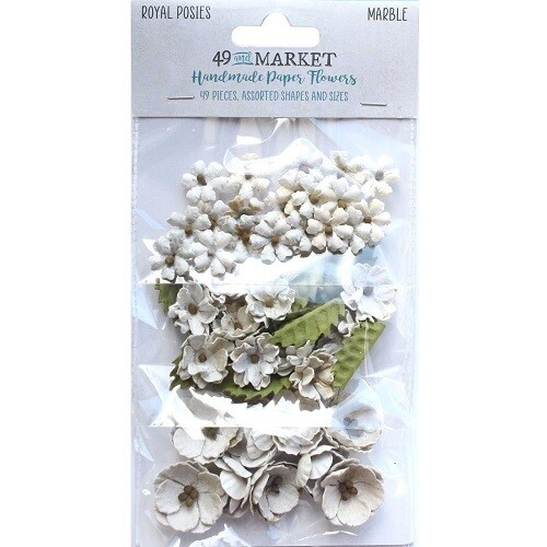 49 & Market - Royal Posies - Paper Flowers - Marble - RP-34048